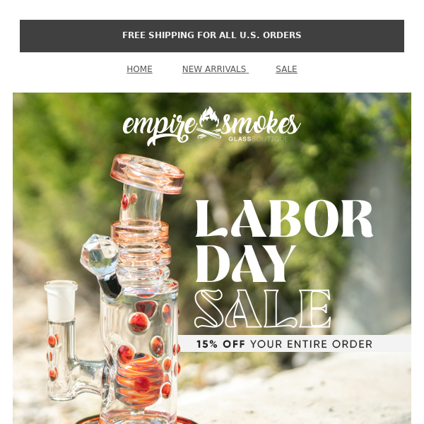 Labor Day Sale Starts Now!