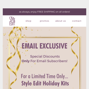 Limited Time Only ✨ 30% off Holiday Gift Sets!