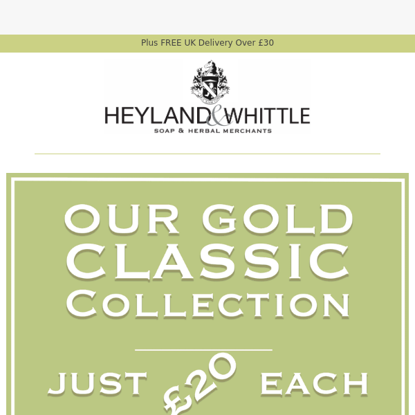 Did you miss this incredible deal? Gold, Classic & Save up to £25 per item