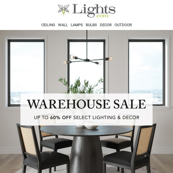 Our Warehouse Sale Starts NOW! 🛒 | Lights.com