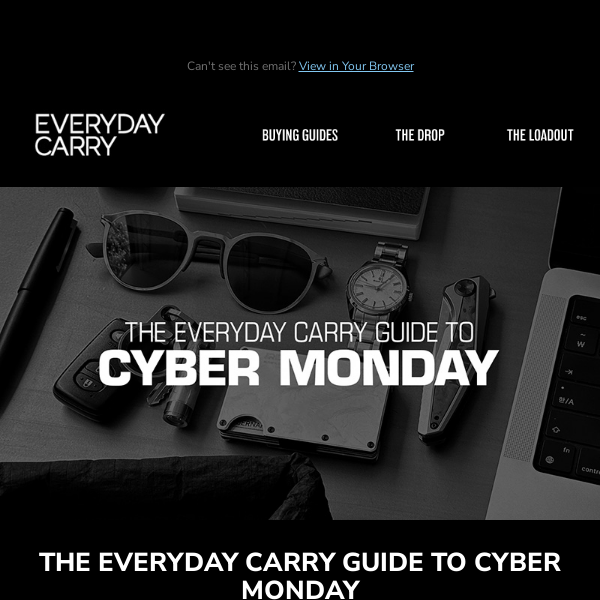 Last Chance for Cyber Monday EDC Deals