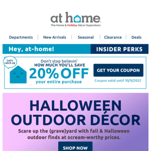 Outdoor Décor under $50! Perfect for fall patios & spooky scenes 🍁👻