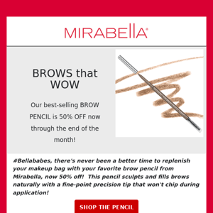 50% OFF ♥️ Brows that WOW!