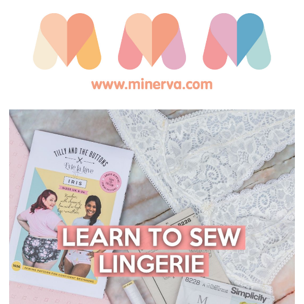 Learn to sew your own lingerie 👙