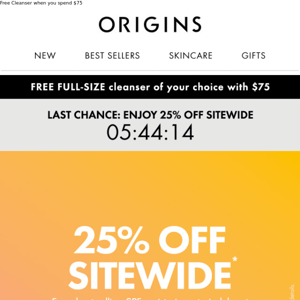 ONLY. HOURS. LEFT. 25% OFF + Free FULL-SIZE