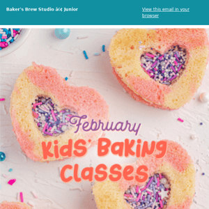 NEW Kids' Baking Classes 💟 Valentine's Edition