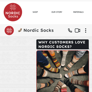 People ❤️ Nordic Socks