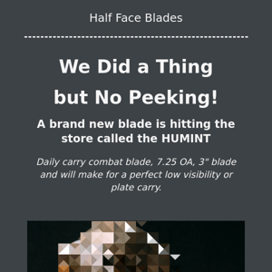 New Blade Who Dis..