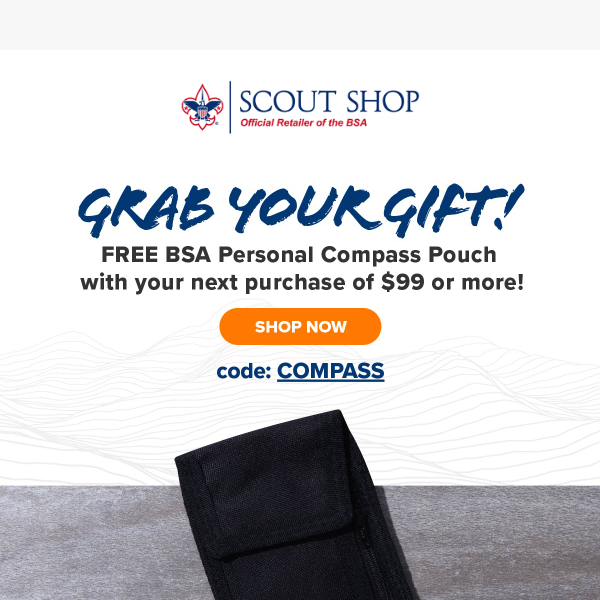 Spend $99, Grab a Compass Pouch on us!