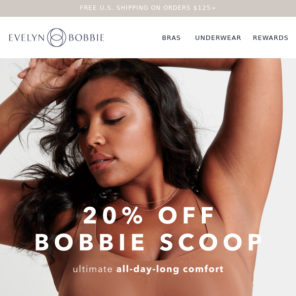 Limited Time: 20% OFF Bobbie Scoop - Evelyn and Bobbie