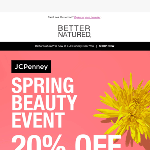 🌸 JCPenney Spring Beauty Event: Save on Better Natured 🌸