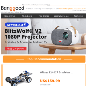 I guess you like Wltoys 124017 Brushless ... ? Only US$159.99 for limited time, why are you still hesitating?