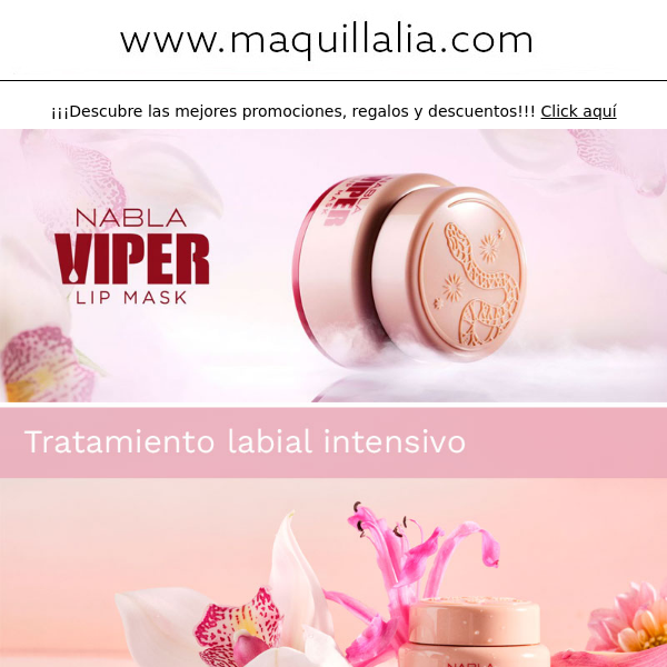 💖 Viper Lip Mask de Nabla ¡Disponible! 💖