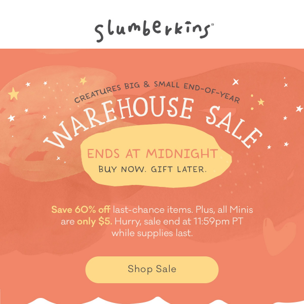 ENDS TONIGHT: 60% OFF