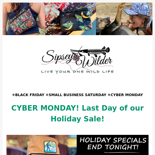 LAST DAY for HOLIDAY SAVINGS!