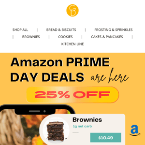 HOURS LEFT for Prime Day Savings! 25% off