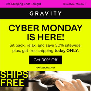 Cyber Monday Happening Now