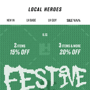 FESTIVE AF 〰️ 2pcs=15% OFF | 3pcs=20% OFF