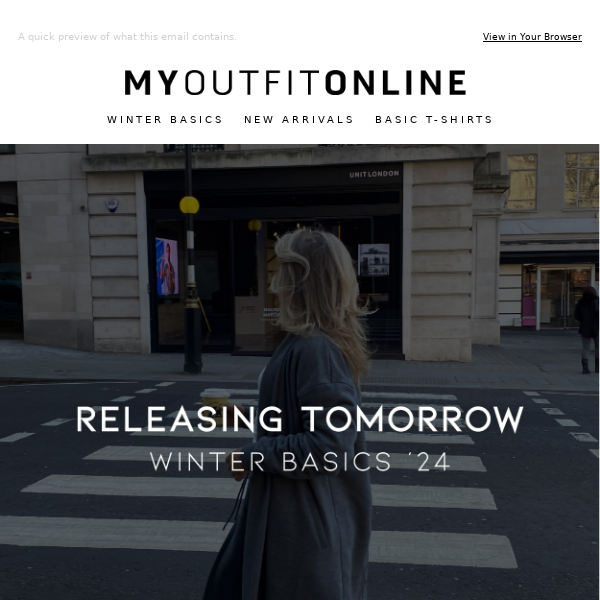 RELEASING TOMORROW: WINTER BASICS '24