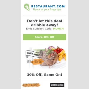 🏀🥩 Score 30% Off with This Munch Madness Deal!