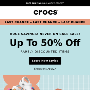 Last chance for HUGE savings!