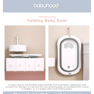 New Product - Folding Baby Bath