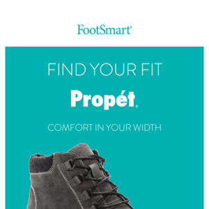 🔎 Find Your Fit in Your Width with Propét!
