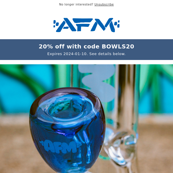 All Bowls 20% Off!!