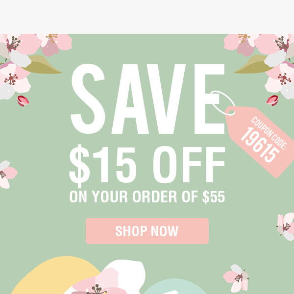 Hop, Hop, $15 Off!