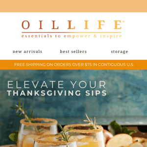 🥂 Sip into Thanksgiving with a Special Recipe & Deals!