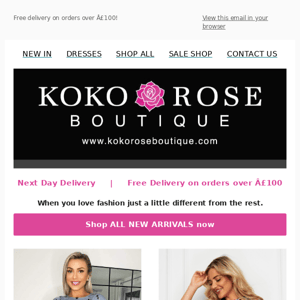 New Amazing Style at Koko Rose....have a look 😍