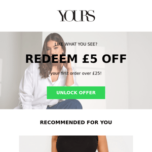 Want £5 Off Your First Order?