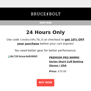 10% OFF for 24 Hours