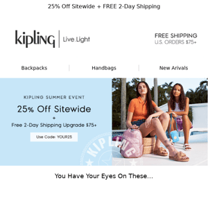 Breaking News! Only 2 Days Left... - Kipling USA