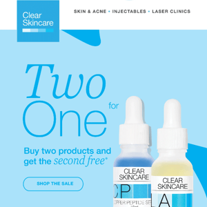 Two for One Skincare Now On ✨🧴😍 ❤️‍