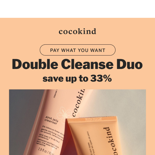 $12 off Double Cleanse Duo