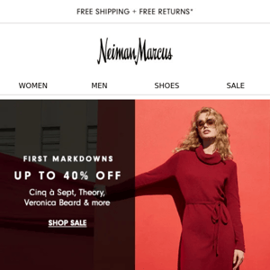 Going fast: Up to 40% off Cinq à Sept, Theory, Veronica Beard & more
