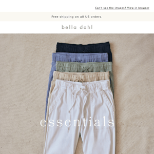 Bella Dahl Essentials - it just feels right!