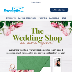 Say "I do" to our wedding shop! 💍