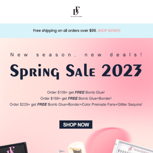 SPRING SALE 2023 ENDS SOON ⏰