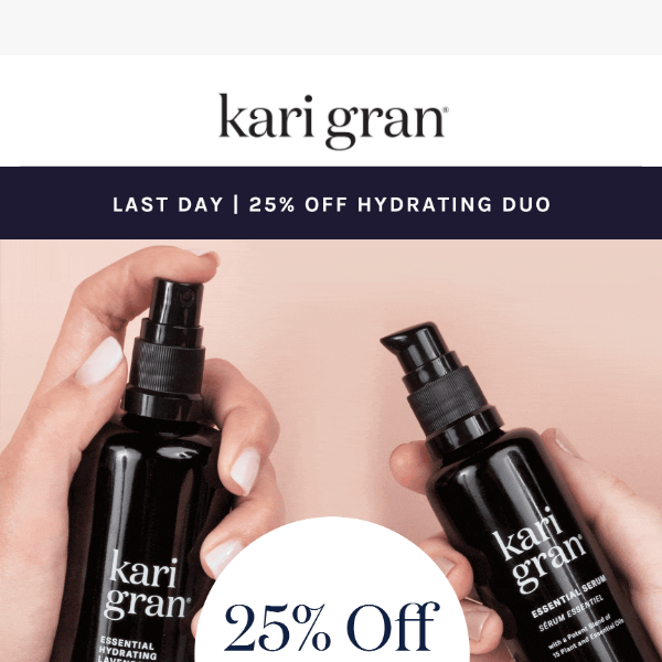 Last Day! 25% Off Hydration Duo