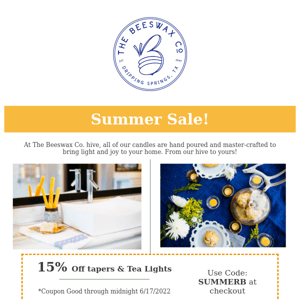 Busy Bees Means Summer Savings! 💛  