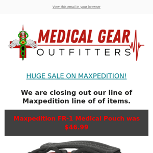 HUGE SALE ON MAXPEDITION!