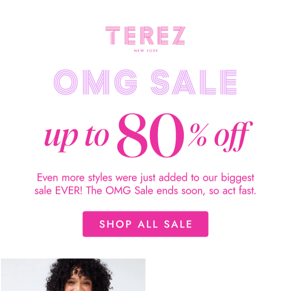 OMG! Sale Ends This Weekend