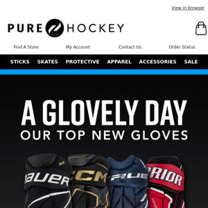 New Gloves From Bauer, CCM, Warrior & TRUE! Keep Your Hands Fresh With New Mitts