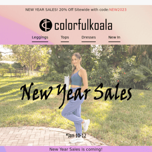 New year sales is here! Get 20% off sitewide