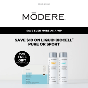 Save $10 on Liquid BioCell + gift with purchase