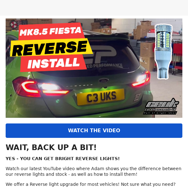 Lets Talk Reverse Lights