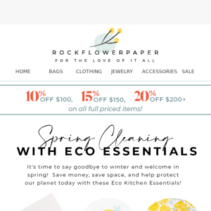 Clear the Clutter! Spring Cleaning with Eco Friendly Home Products