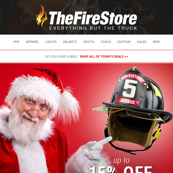 Snag a new fire helmet at the lowest prices of the year